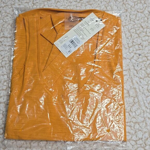 1223 NWT CALIA Women's Twist Back Tank Glowing Umber - Picture 3 of 5